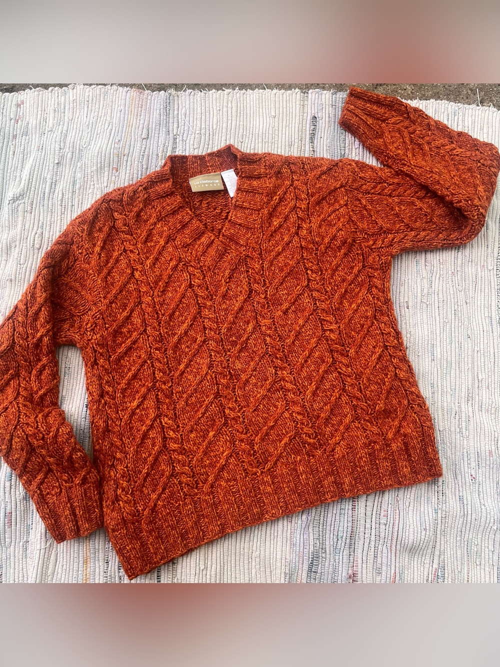 Vintage cotton Liz Claiborne pullover v-neck